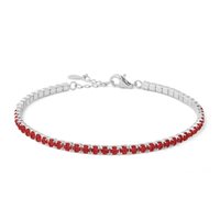 Bracciale Chi Mi Ama Gioielli Donna Tennis Lover in Argento Zircone 120307 - 120307